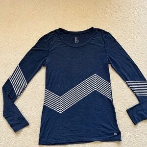 GAP Long Sleeve Shirt with White Chevron Design